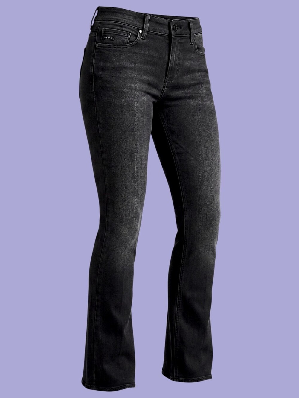 🚺 W26/L28 — G-Star Raw Noxer Bootcut Women [JET BLACK]